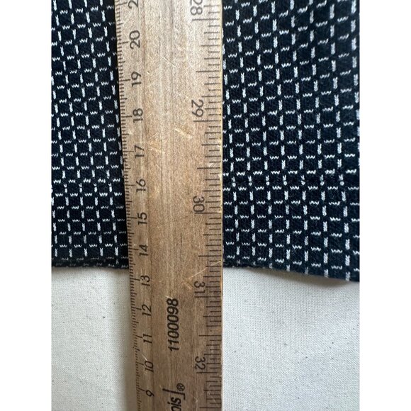 Banana Republic Square Detail Short Sleeve Dress size 2P Black/White - Picture 7 of 8